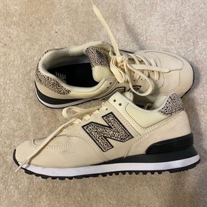 Leopard New Balance Sneakers Sz 8